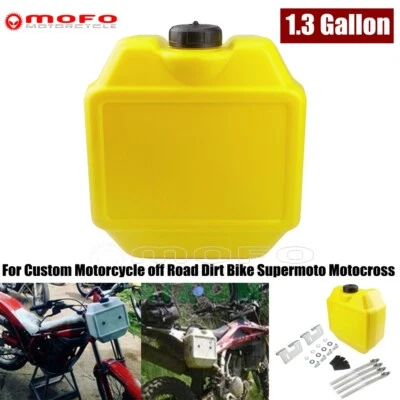 Off Road Dirt Bike 1.3Gallon Front Auxiliary Fuel Tank For EXC WR