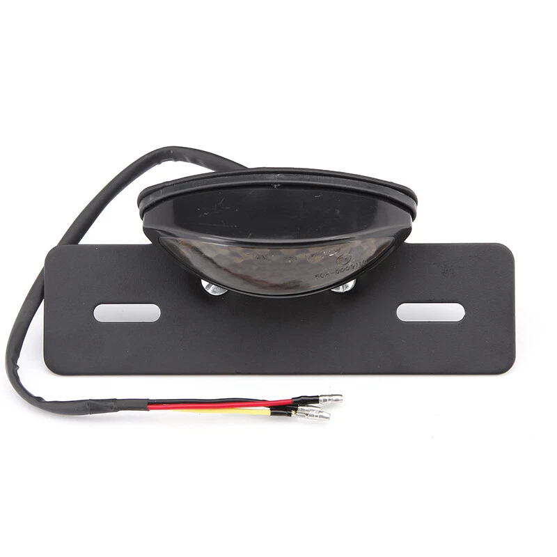 Luz trasera integrada LED universal para matrícula de freno de señal de giro de motocicleta Foto 4 de 4