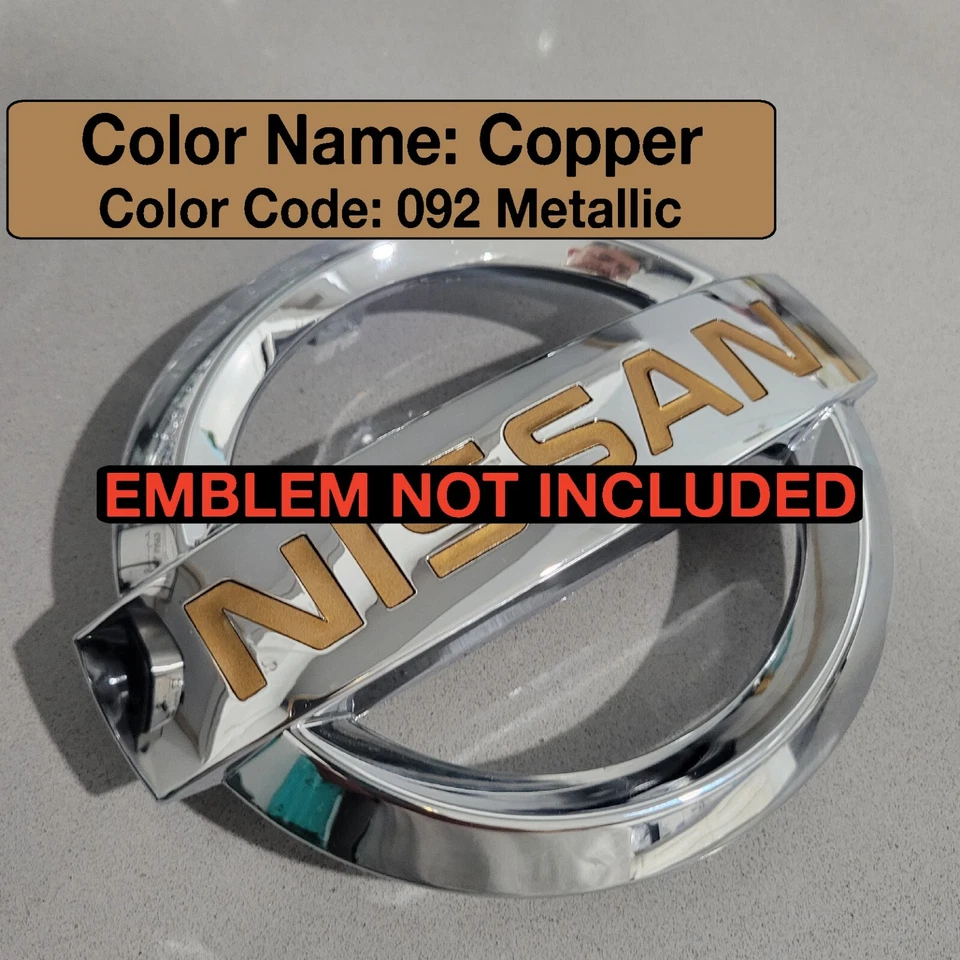 Front Emblem Vinyl inlays FOR 2011-2017, Nissan Quest. Emblem NOT included. Foto 2 de 4