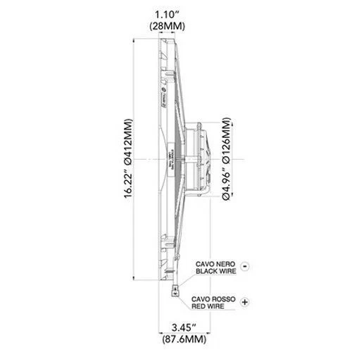 ***MAKE OFFER*** NEW SPAL 16 INCH PULLER ELECTRIC FAN 30102049 VA18-AP71/LL-59A  - Image 3 of 4
