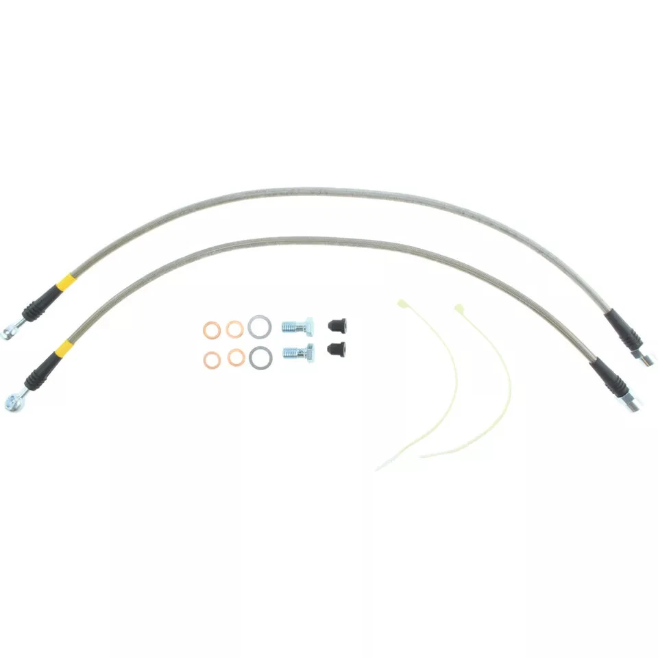Kit de línea de freno trasero trenzado de acero inoxidable StopTech 950.34516 para BMW X5 00-06 Foto 2 de 2