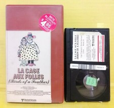 La Cage Aux Birds of a Feather - BetaMax NOT VHS RARE Folles Ugo BETA