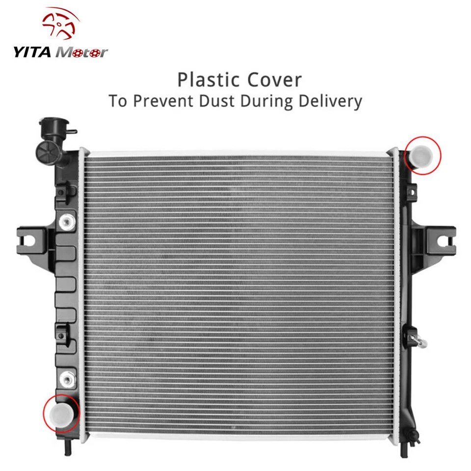 YITAMOTOR Radiator For 1999 2000 2001 2002 2003 2004 Jeep Grand Cherokee 4.0L — 第 3/4 张图片