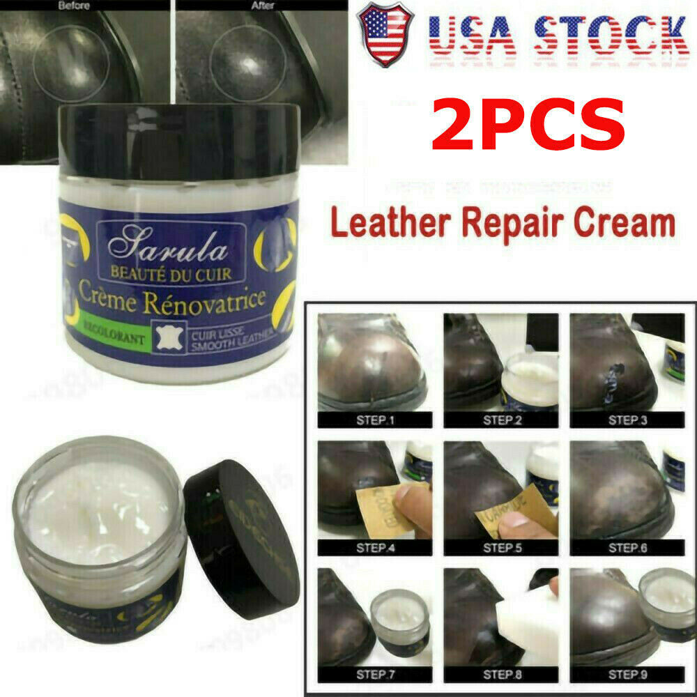 Leather Repair Cream Compound For Leather Restoration Cracks Burns and