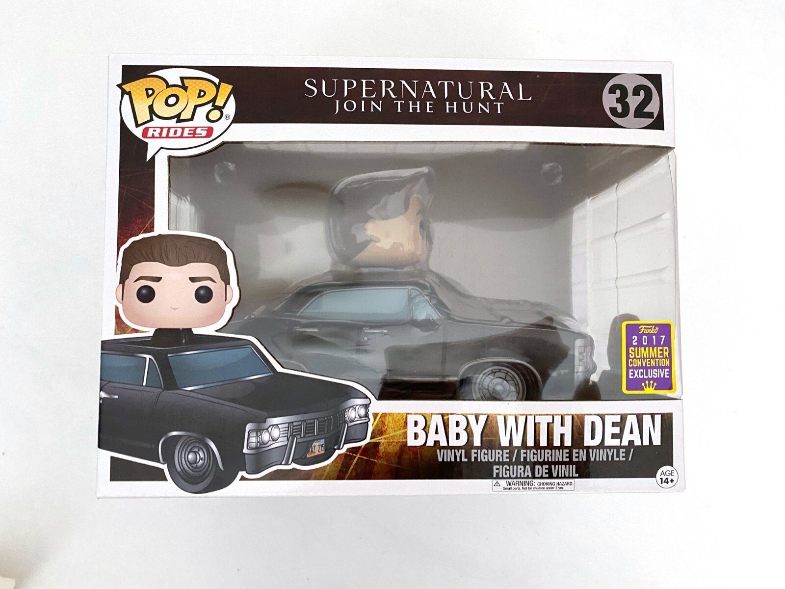 2017 Comic-Con Exclusive Funko Pop! Supernatural Dean With Baby, Dean Winchester