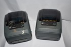 Paar GK420t Zebra Thermodrucker für Ersatzteile oder Reparatur.