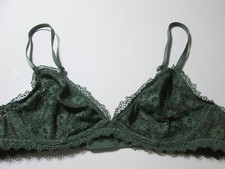 Victoria Secret Bra Size S Dusty Green Underwired Unlined Adjustable Bralette