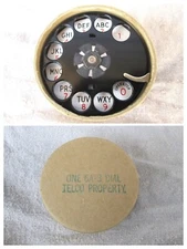 Vintage NOS Telco 6A-3 Rotary Telephone Dial in Original Box
