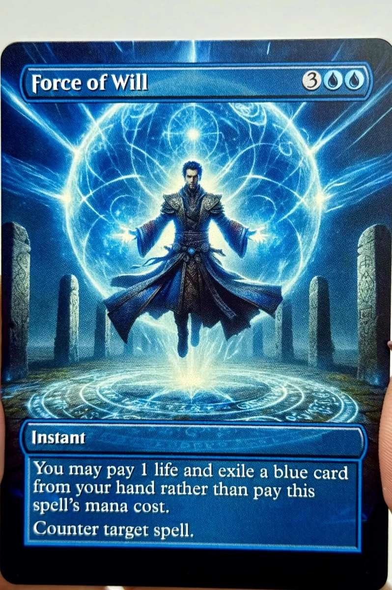 Force of Will Near Mint or Better Individual Trading Card Games
