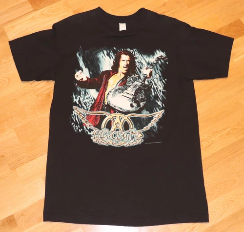 AEROSMITH / JOE PERRY rock concert tour t-shirt 1990s vintage concert t-shirt, vintage, single stitch, B+ condition