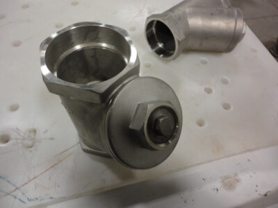 Wye Strainer Stainless Steel CF Fluid Control 2'' 800 Socket Weld Ends Fig: 9AA3 