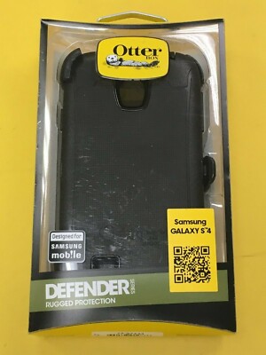 OEM OtterBox Black Case Defender Series Rugged Protection with Holster Galaxy S4