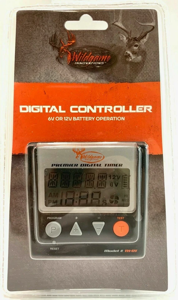 Controlador digital temporizador Wildgame Innovations 6V o 12V funcionamiento a batería TH-DT Foto 3 de 4
