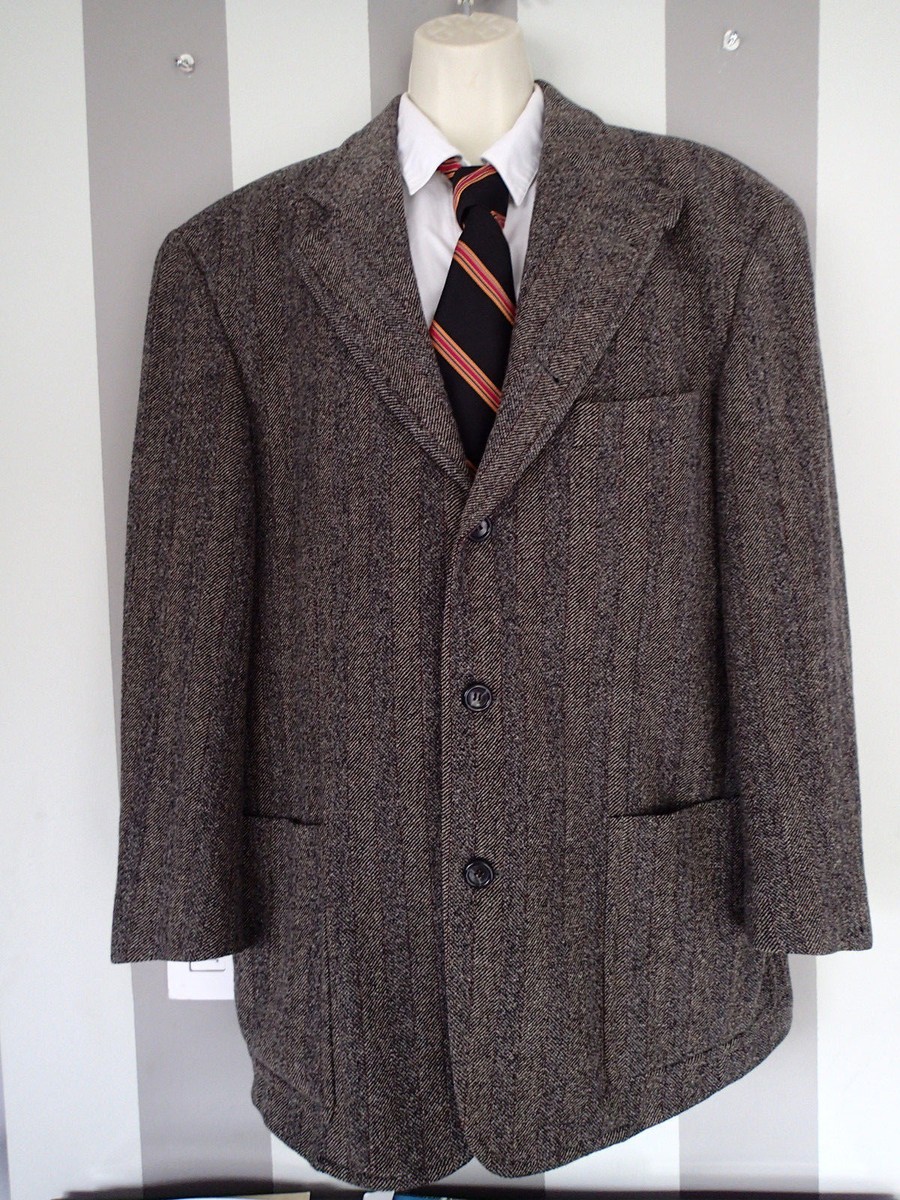 HUGO BOSS ダークグレー ウールピーコート BOSS - BOSS SELECTED BY BECKHAM ウールブレンド コート