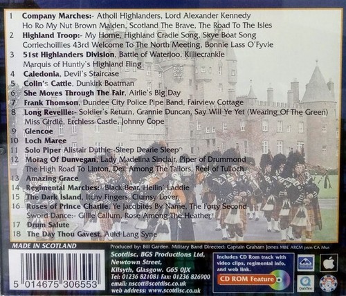 CD 1999, The Band Of The Black Watch - Majestic Scotland - Sehr Gut! - Bild 2 von 3