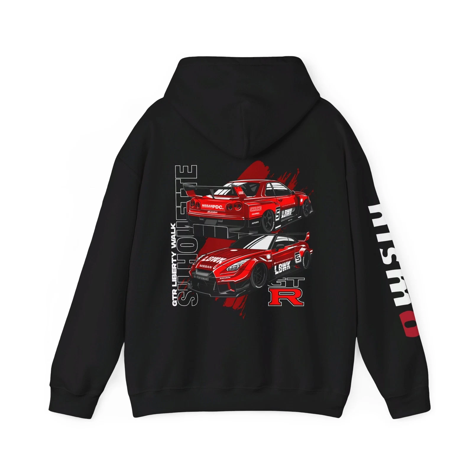 Liberty Walk GTR Premium Hoodie, JDM Nissan R35 Hoodie, GTR Hoodie
Opens in a new window or tab