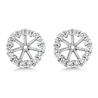 925 Sterling Silver Earring Jackets for 5mm Round Studs