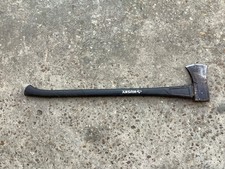 HUSKY 3.5 Lbs. AXE, 34 1/2" WITH HANDLE, AXE HEAD 7 3/8" FROM BACK TO FRONT