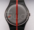 Swatch Special 1991 - GZ119 - 360 Red on BLACKOUT - New
