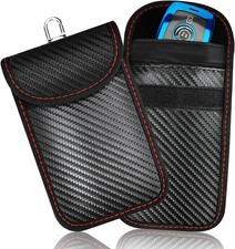Upgraded Faraday Bag for Key Fob 2 Pack ,Premium Faraday Key Fob Protector  ...