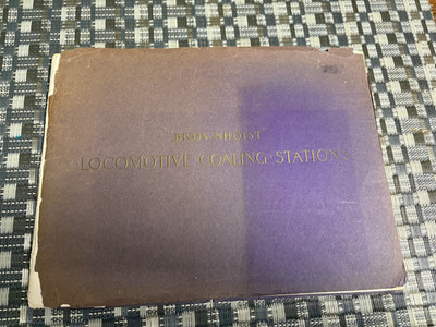 Brown Hoisting Machinery Company Locomotive Coaling Stations 1901 RARE ORIGINAL