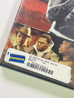 Curtis ''50 Cent'' Jackson Get Rich Or Die Tryin 2005 WS DVD Blockbuster Edition