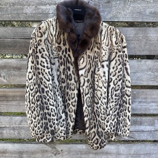 Genuine Vintage Fur Ocelot Jacket