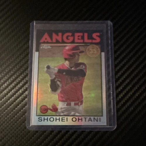 2021 Topps Chrome Shohei Ohtani 35th Anniversary #86BC-9 Angels Baseball Card