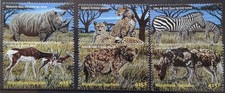Togo 2001 Safari wildlebende Säugetiere 6v** set (741)