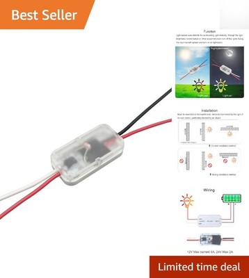 Smart Dusk to Dawn Photocell Sensor Switch for Secure Outdoor Lighting Solutions