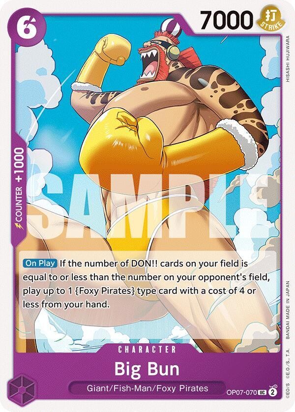 One Piece - Big Bun - 500 Years in the Future OP07-070 - NM