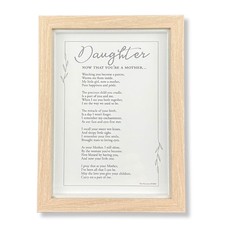 Now That You're a Mother Frame- Gift for Daughter from Mom for Christmas, Mother
