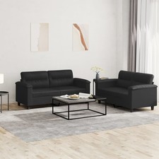 Sofagarnitur mit Kissen Sitzgruppe Schlafzimmer Couche Polstersofa Relaxsofa Neu