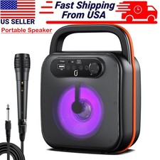 JYX Mini Karaoke Machine Bluetooth Speaker Home Singing Machine For Kid Birthday