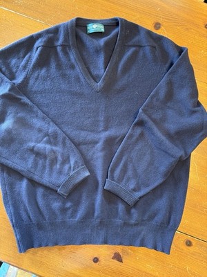 Alan Paine Men's Navy Blue V-neck UK 44/EUR52: As Is- Read Details