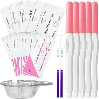 MARKE HENJUNU 20 Stück Schwangerschaftstest Frühtest Einzeln verpackt F