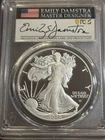2022 S American Silver Eagles PCGS PR70 DCAM Silver Eagle FDOI Emily S. Damstra