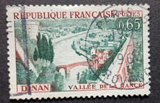 FRANCE  1315 b  OBLITERE  DINAN  DE  1961  VARIETE  SANS  LA  COULEUR  BLEUE
