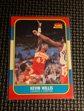 Kevin Willis 1986-87 Fleer Basketball Base Rookie Card #126. rookie card picture