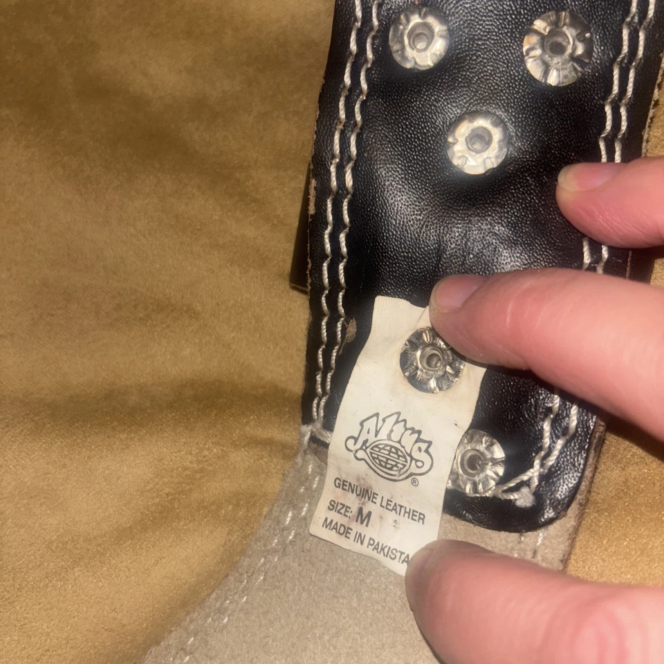 复古举重腰带 Atlus Work Out 皮带皮革中号 29 至 36 — 第 4/4 张图片