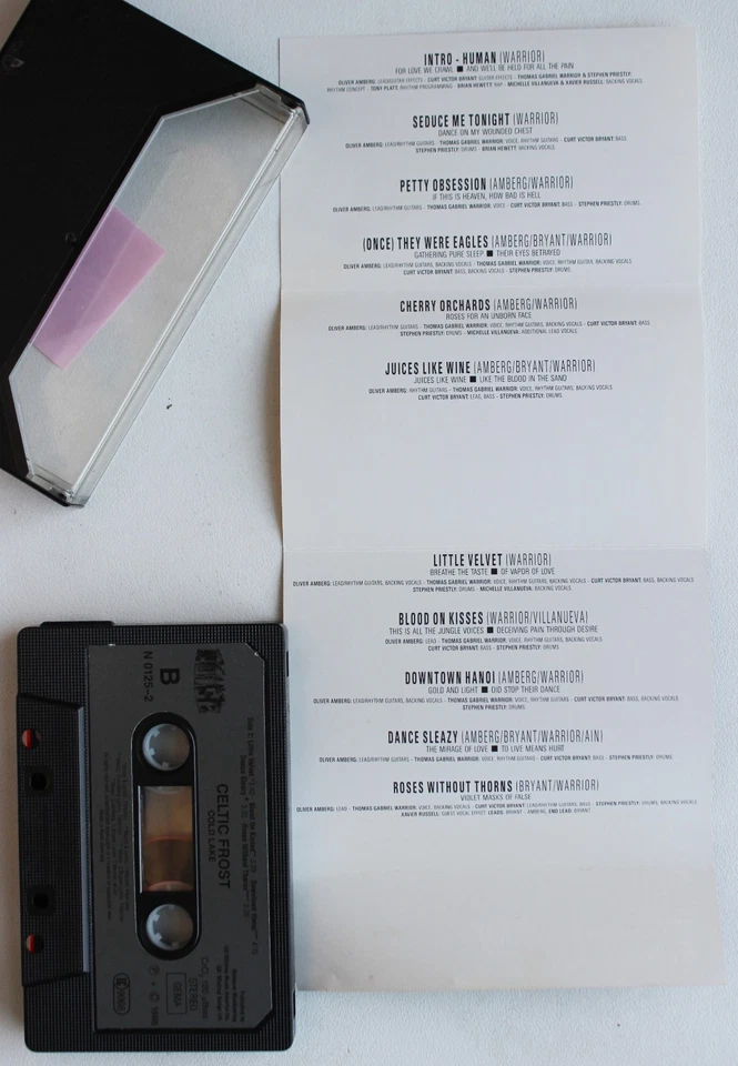 CELTIC FROST - COLD LAKE (NOISE N 0125-2) 1988 GERMANY CASSETTE TAPE BLACK METAL - Image 3 of 3