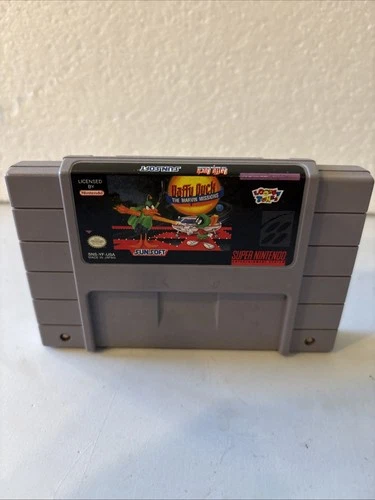 Daffy Duck The Marvin Missions (Super Nintendo SNES, 1995) Cartridge Only Tested