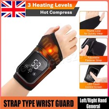 Electric Wrist Massager Carpal Tunnel Arthritis 3 Vibration Modes Pain Relief UK