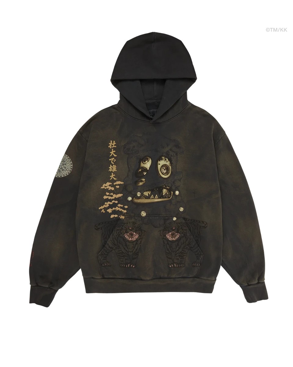 Travis Scott Cactus Jack x Takashi Murakami: Hollow Brown Hoodie