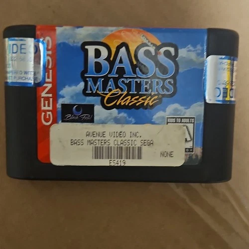 Blackpearl Software Bass Masters Classic Sega Genesis Game Cartridge Kids