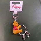 Vintage The Disney Store Collectable Bag Charm Keyring Winnie the Pooh