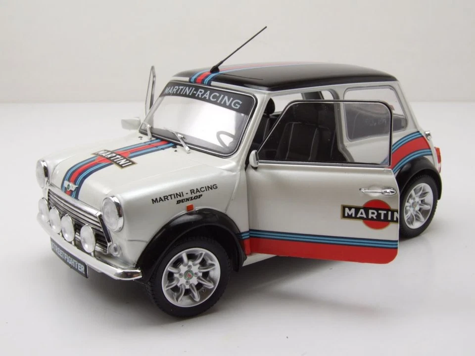 Mini Cooper Sport Martini Evo 1998 Bianco 1:18 Solido - Immagine 4 di 4