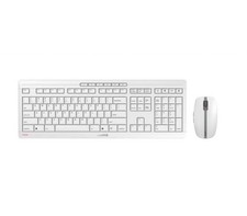 CHERRY Stream Desktop Recharge Keyboard and Mouse Wireless Combo White White