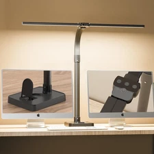 LED Double Head Desk LampDouble Swing-arm Table Lamps Piano LampAdjustable Br...