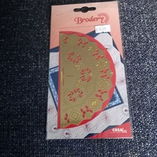 Crealies Embroidery Template Brodery 3 - Embroidery Stencil
